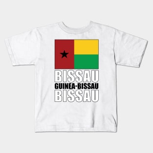 Flag of Guinea Bissau Kids T-Shirt